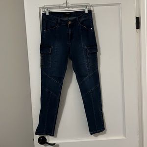 Black Label Crop blue Jeans